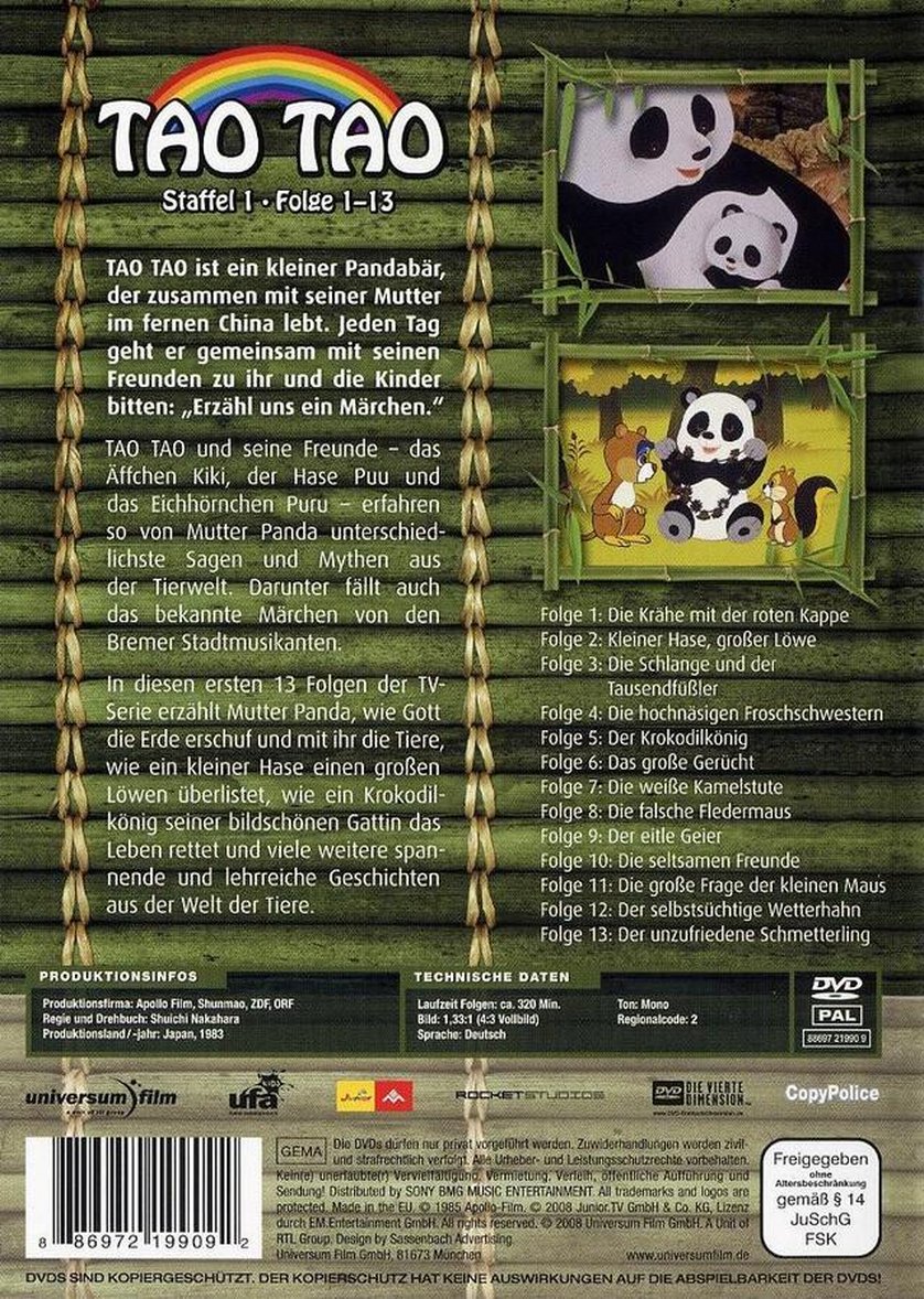 Tao Tao Staffel 1 Dvd Oder Blu Ray Leihen Videobuster De