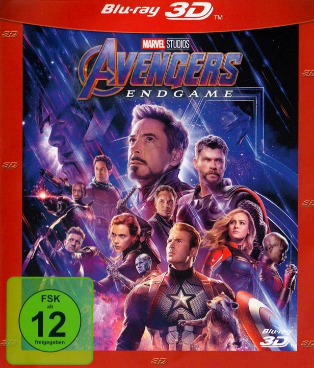 Avengers 4 - Endgame (Blu-ray 3D), gebraucht, ohne Cover
