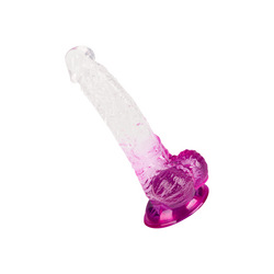 Flexibler Naturdildo mit Saugfuß, 20,5 cm