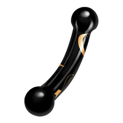 Handblown Double Ended Dildo, 13,9 cm