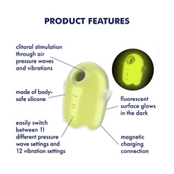 Satisfyer Glowing Ghost, 8,5 cm