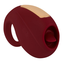 Silikon-Auflegevibrator mit Zunge, 9,6 cm