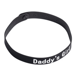Halsband mit Aufschrift DADDYS GIRL