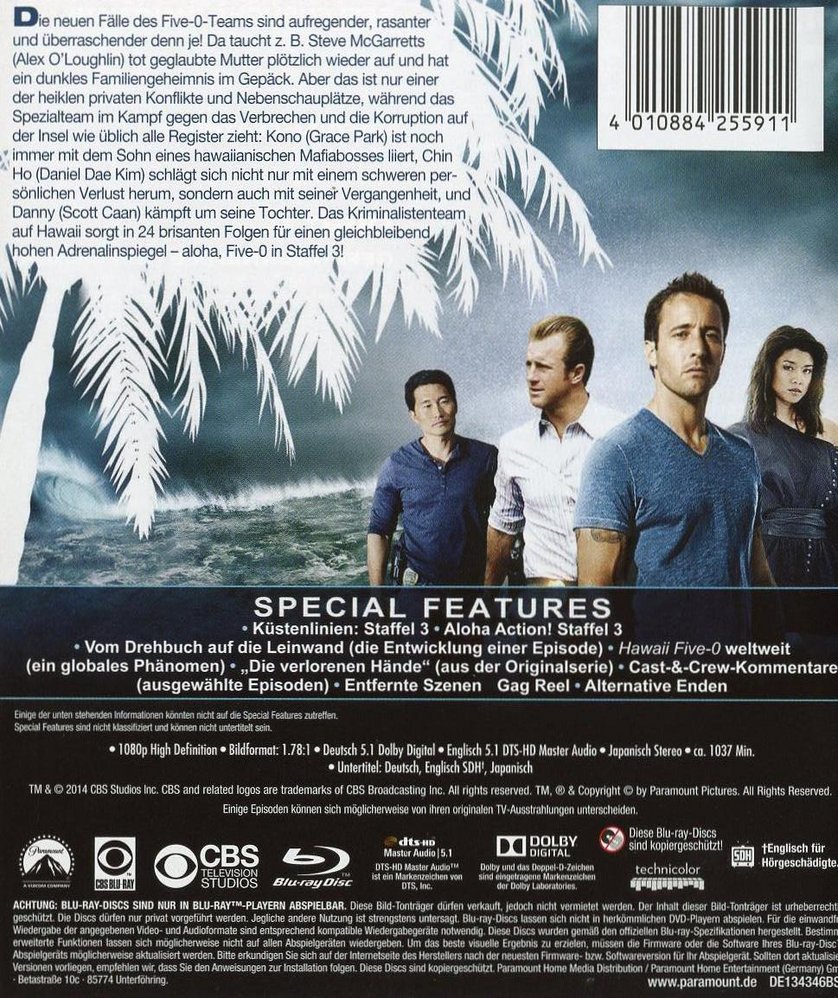 Hawaii Five0 Staffel 3 DVD oder Bluray leihen VIDEOBUSTER.de