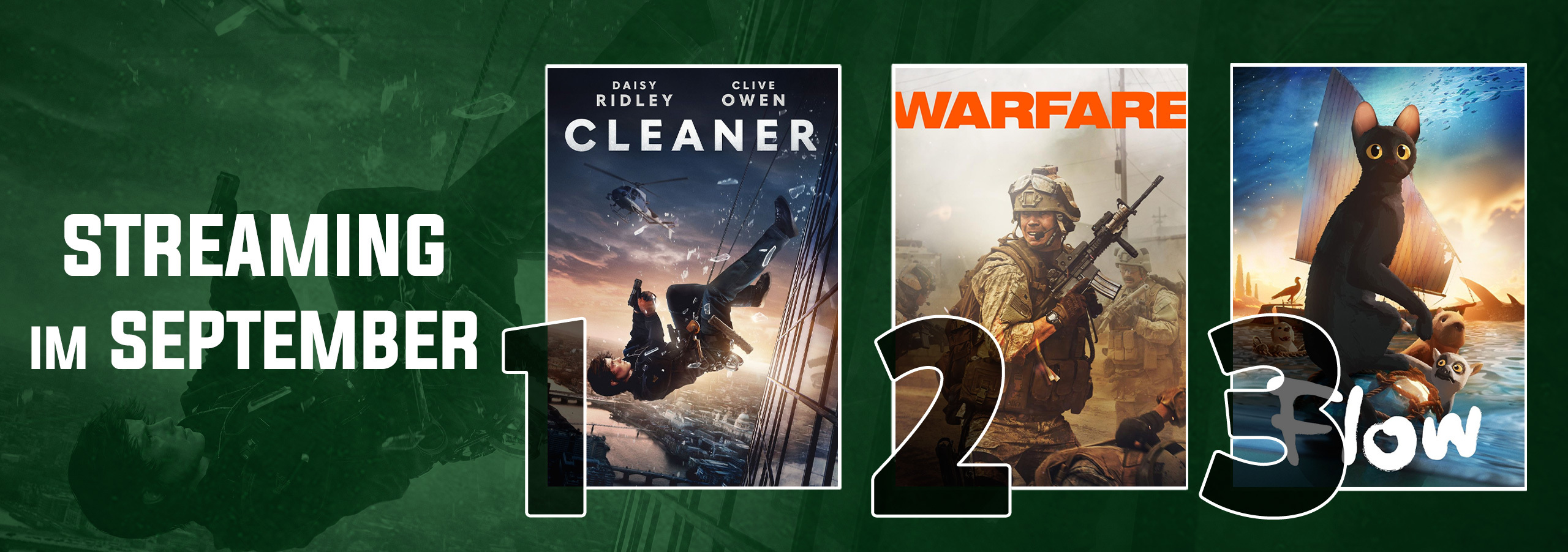 Die Streaming-Charts September 2025: Der Wilde Westen und unter dem Meer!