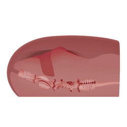 Kira Noir Stroker, 15,4 cm