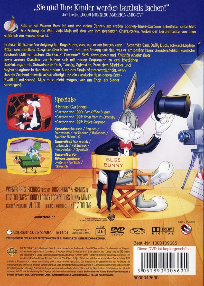 Der Total Verrückte Bugs Bunny Film