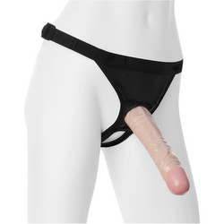 Vac-U-Lock - Classic Dong With Ultra Harness - 8 Inch, 19,1 cm
