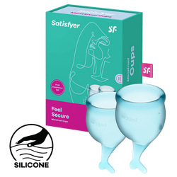 Satisfyer Feel Secure - Menstrual Cup Set, 15 &amp; 20 ml