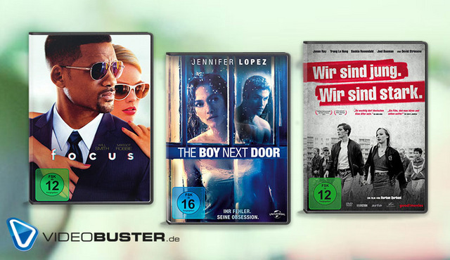 Top 3 im Verleih: Focus, The Boy Next Door & Wir sind jung.