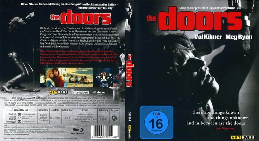 Amazoncom: Doors, The artisan Blu-ray: Val Kilmer
