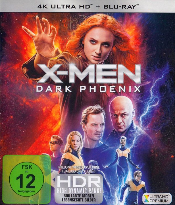 X-Men - Dark Phoenix (4K UHD), gebraucht, ohne Cover