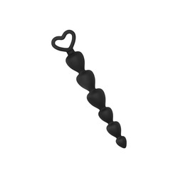 Silicone Anal Beads, 17,5 cm