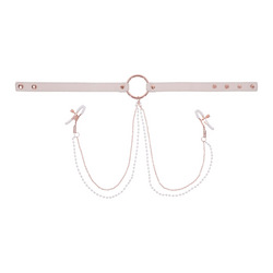 Peaches n CreaMe - Collar with Nipple Clamps