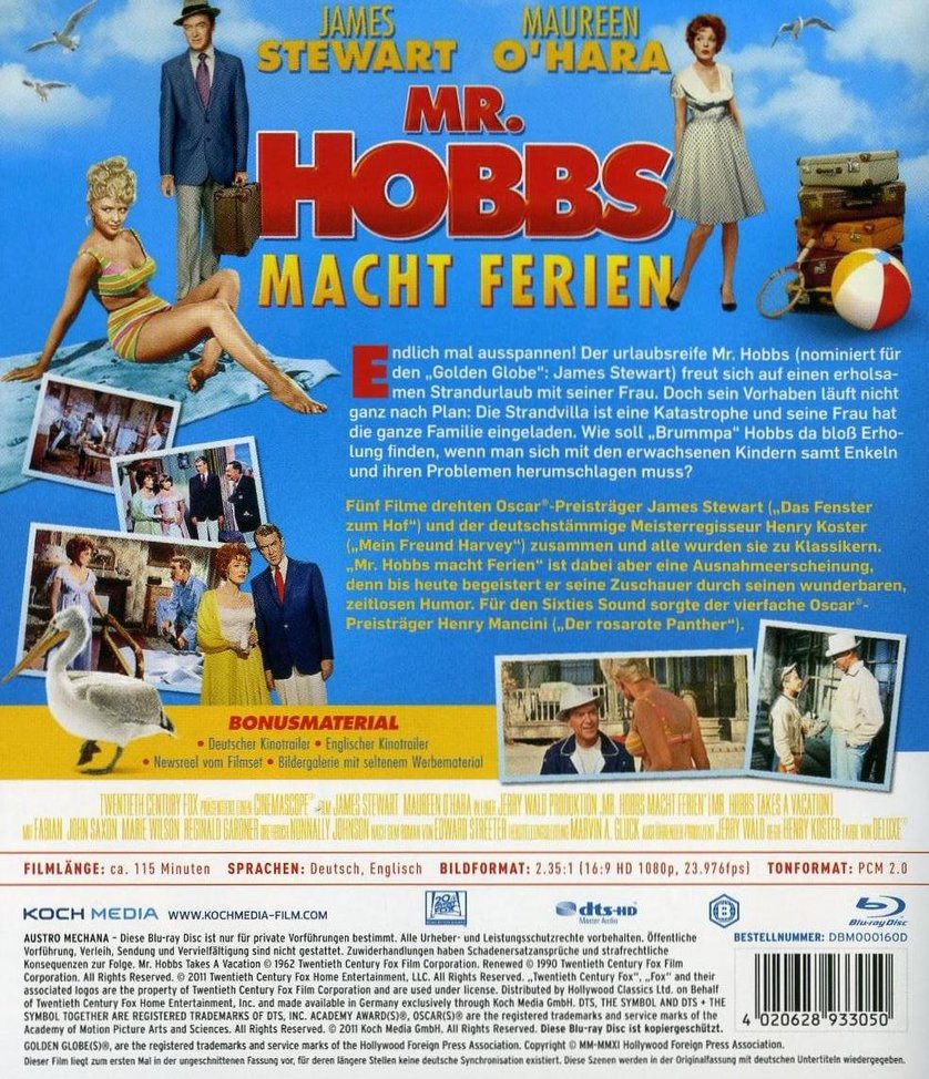 Mr. Hobbs macht Ferien DVD oder Bluray leihen VIDEOBUSTER.de