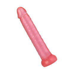 Pink Jelly Slim Dildo, 15,5 cm