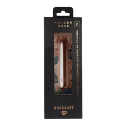 Golden rose Bullet, 9 cm