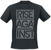 Rise Against Stacked Ghost Notes Stencil powered by EMP (T-Shirt)