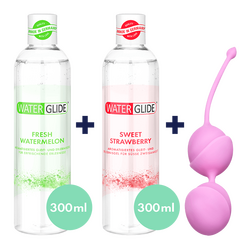 Liebeskugel inkl. Gleitmittel, 2 x 300 ml