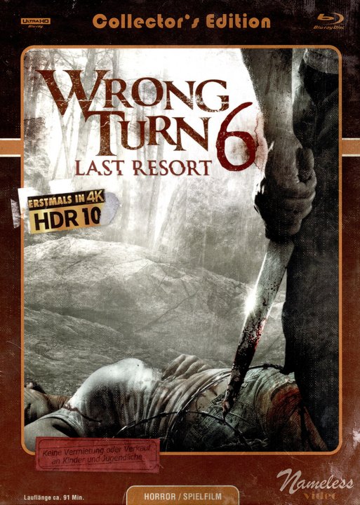 Wrong Turn MB Teil 6 Cover C Retro Original (Blu-ray Disc)