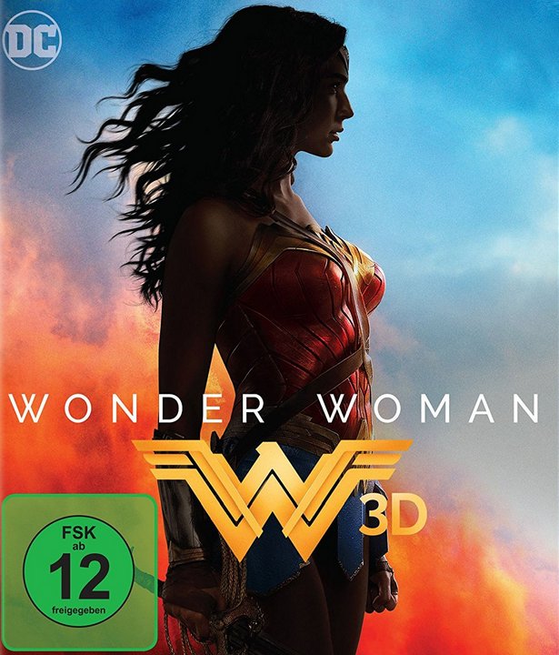 Wonder Woman (Blu-ray 3D), gebraucht, ohne Cover