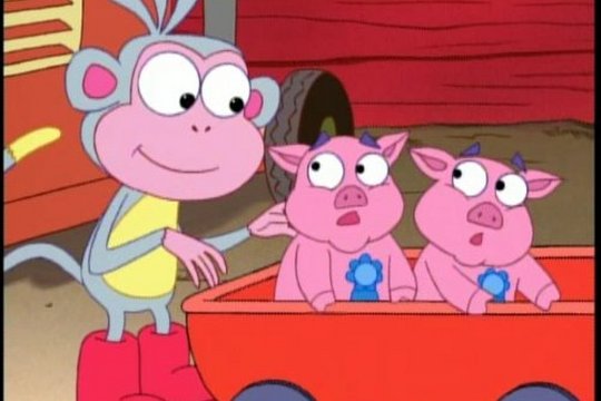 Dora - Dora und die drei kleinen Schweinchen - Szenenbild 2