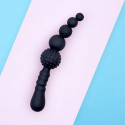 Kugelförmiger Analdildo aus Silikon, 20 cm