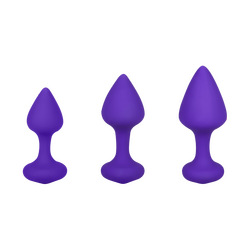 Bibi Butt Plug Set, 3 Teile, 7,5 - 9,5 cm