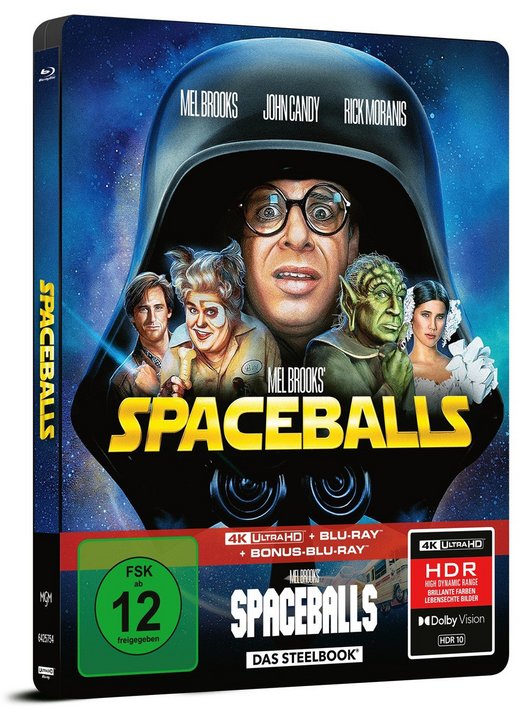 Spaceballs - Mel Brooks’ verrückte Raumfahrt - Limitiertes 3-Disc-SteelBook® (Blu-ray 4K Ultra HD)