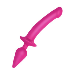 2-in-1 Dildo &amp; Buttplug - Größe XXL, 31,7 cm