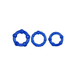 Beaded Cockrings, 3 Teile, 2   5 cm