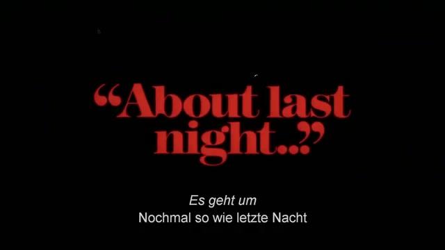 Nochmal so wie letzte Nacht - Trailer - Deutsch - SD