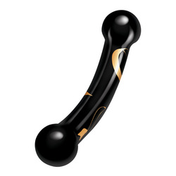 Handblown Double Ended Dildo, 13,9 cm
