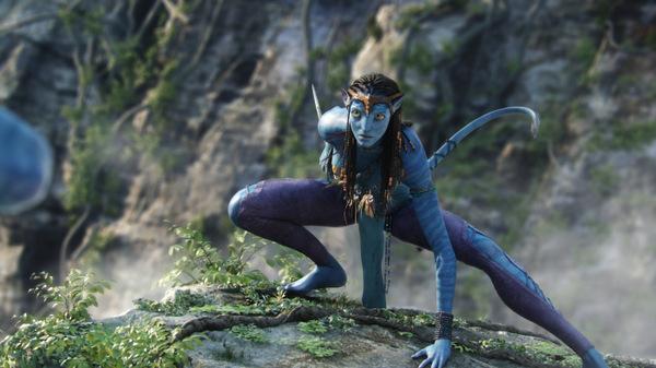 Zoe Saldana ganz in blau 'Avatar-Aufbruch nach Pandora' (2009)