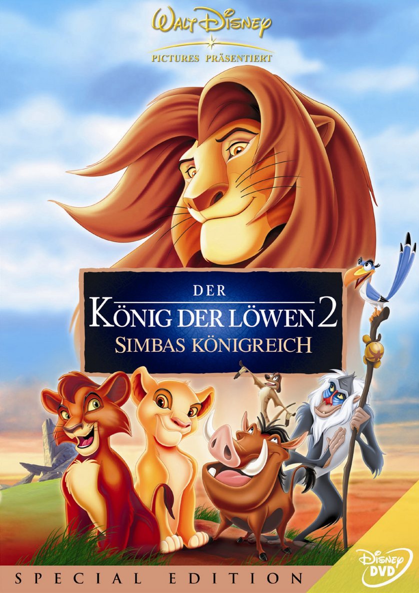 der könig der löwen 2 dvd oder bluray leihen