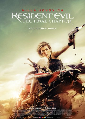 Resident Evil 6 - The Final Chapter - Poster 1
