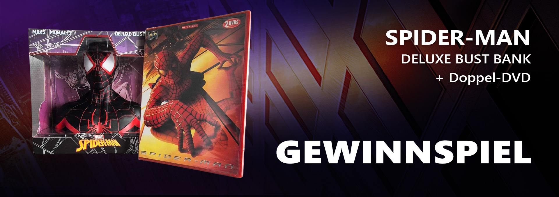 Gewinnspiel: SPIDER-MAN: Gehst du der Spinne ins Netz? Sichere dir die Gewinne!