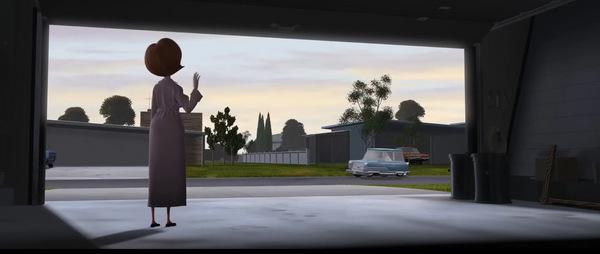 Selbst unscheinbare Einstellungen in "Die Unglaublichen" haben Wiedererkennungswert. © Walt Disney Studios