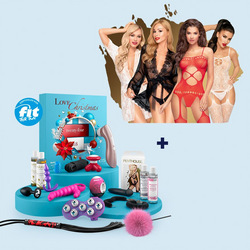 EIS Adventskalender und verführerisches Dessous-Set, 8 Teile