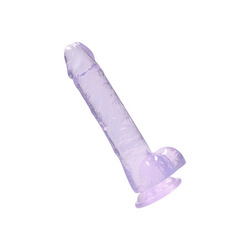 Crystal Clear - Dildo with Balls, 21 cm