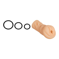Strukturierter Vagina-Masturbator, 16 cm