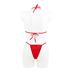 Weihnachtliches Dessous-Set, 2 tlg.