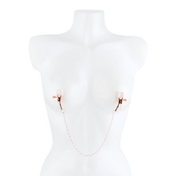 Nippelklemmen mit Perlenkette
