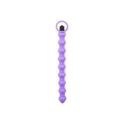 Silikon-Analkette mit Vibration, 28 cm