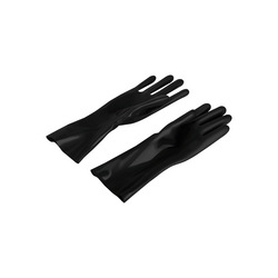 Glänzende Latex-Handschuhe