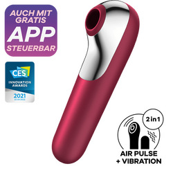 Satisfyer Dual Love Connect App, Vibrator + Druckwellentoy