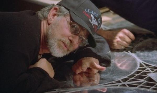 Steven Spielberg beim Dreh