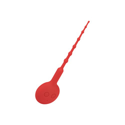 Vibrierender Dilator aus Silikon, 19 cm