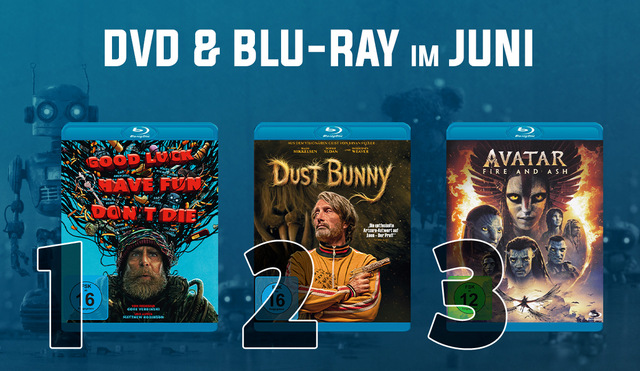 Die DVD &amp; Blu-ray Charts Juni 2026: Aufstand im Tierreich und eine Extrawurst fürs Heimkino