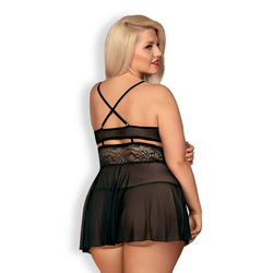 Babydoll &amp; Thong - Size Plus, 2 Teile